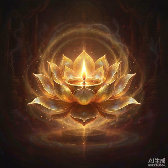 莲花长明灯