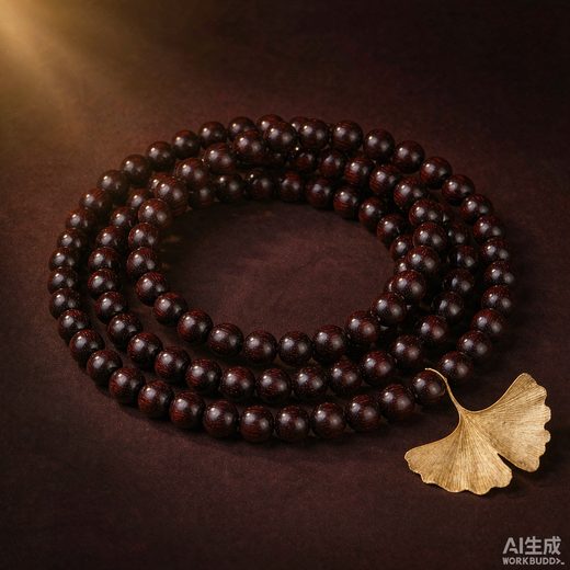 小叶紫檀佛珠手串